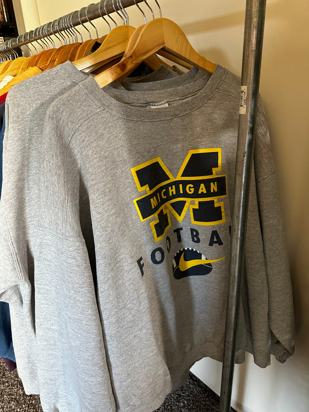 90s Nike Michigan Football Crewneck - XXL