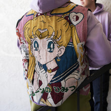 Load image into Gallery viewer, REPURPOSED SAILORMOON BLANKET VEST [CUSTOM]
